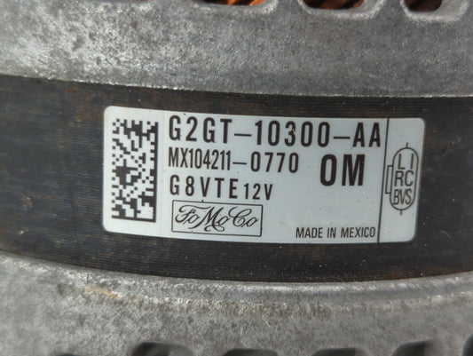 2018 Lincoln Mks Alternator Replacement Generator Charging Assembly Engine OEM P/N:G2GT-10300-JA EJ7T-10300-AA Fits OEM Used Auto Parts