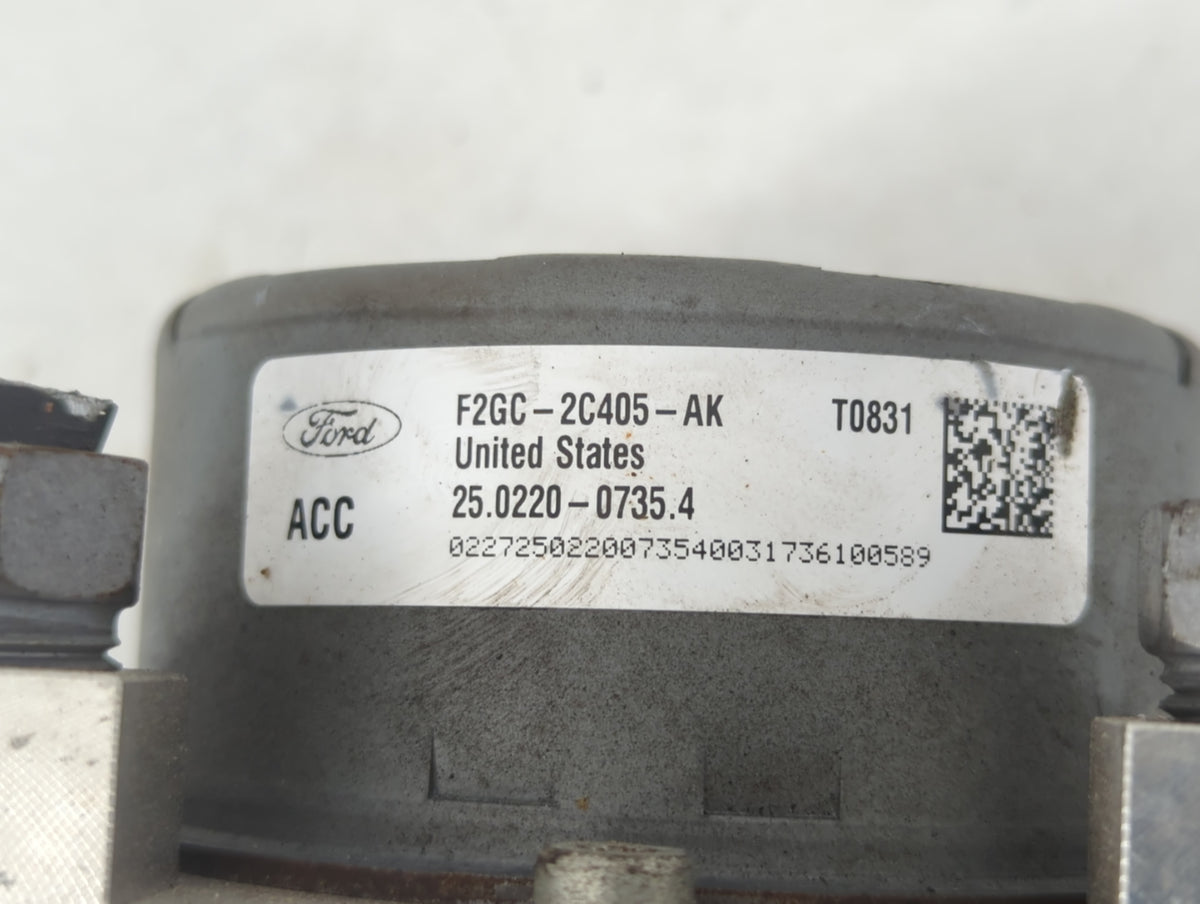 2016-2018 Lincoln Mkx Anti-Lock Brake ABS Pump Module Actuator OEM P/N:F2GC-2C405-AK Fits Fits 2015 2016 2017 2018 OEM Used 