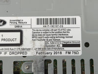 2017-2018 Lincoln Mkx Radio AM FM Cd Player Receiver Replacement P/N:HA1T-19C107-CG Fits Fits 2017 2018 OEM Used Auto Parts 