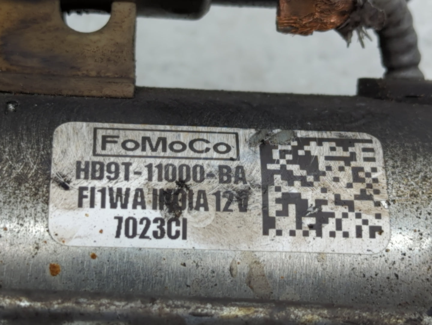 2007-2018 Lincoln Mkx Car Starter Motor Solenoid OEM P/N:HD9T-11000-BA Fits OEM Used Auto Parts - Oemusedautoparts1.com
