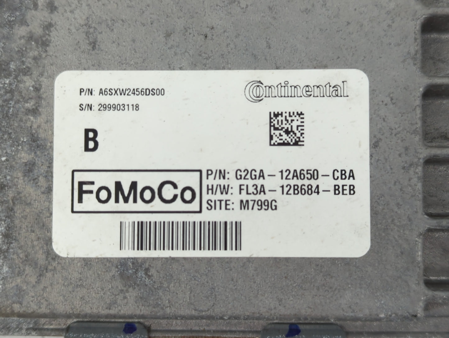 2016-2018 Lincoln Mkx PCM Engine Control Computer ECU ECM PCU OEM P/N:A6SXW2456DS00 Fits Fits 2015 2016 2017 2018 2019 OEM U