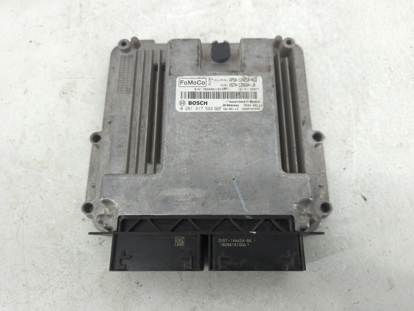 2017-2019 Lincoln Mkz PCM Engine Control Computer ECU ECM PCU OEM P/N:HP5A-12A650-AGB 0 261 S17 582 Fits Fits 2017 2018 2019