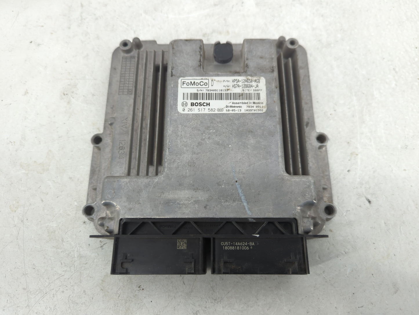2017-2019 Lincoln Mkz PCM Engine Control Computer ECU ECM PCU OEM P/N:HP5A-12A650-AGB 0 261 S17 582 Fits Fits 2017 2018 2019