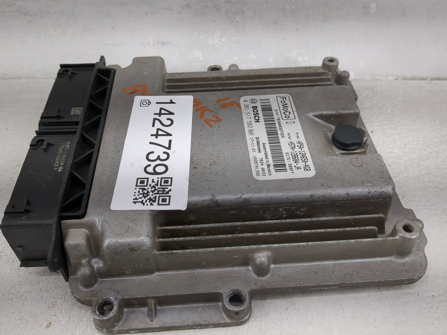 2017-2019 Lincoln Mkz PCM Engine Control Computer ECU ECM PCU OEM P/N:HS7A-12B684-JA Fits Fits 2017 2018 2019 2020 OEM Used 