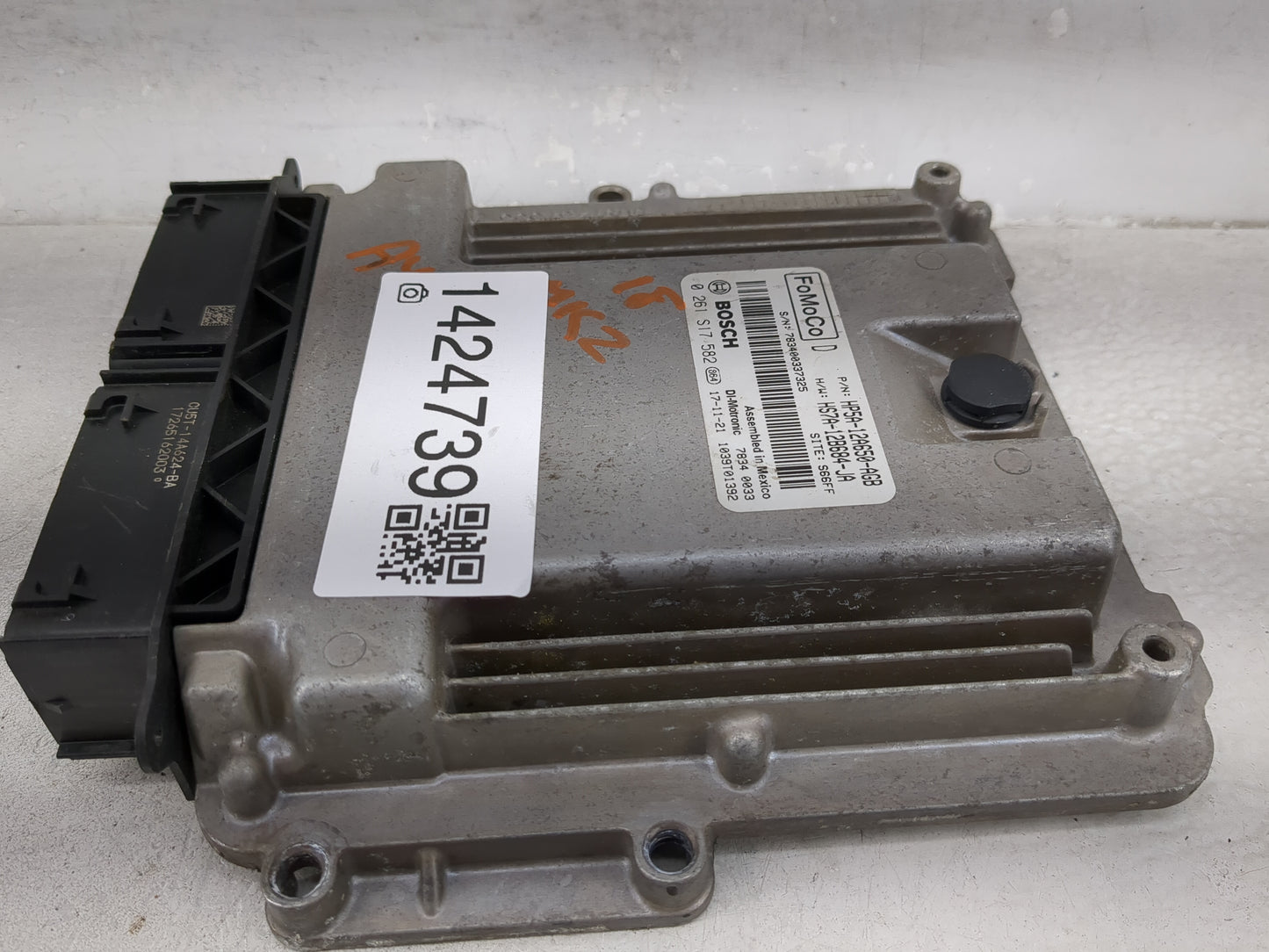 2017-2019 Lincoln Mkz PCM Engine Control Computer ECU ECM PCU OEM P/N:HS7A-12B684-JA Fits Fits 2017 2018 2019 2020 OEM Used 