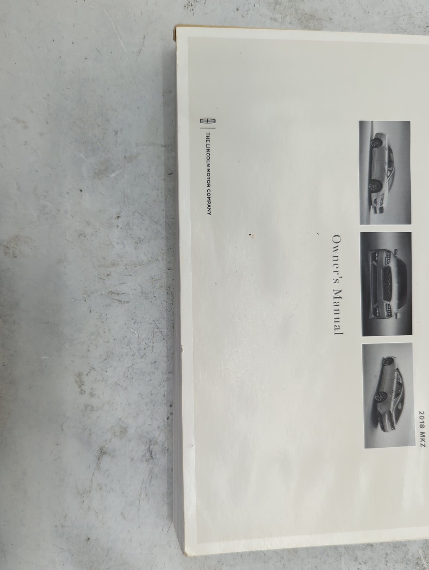 2018 Lincoln Mkz Owners Manual Book Guide P/N:JH6J 19A321 AA JH6J-19A321-AA OEM Used Auto Parts - Oemusedautoparts1.com