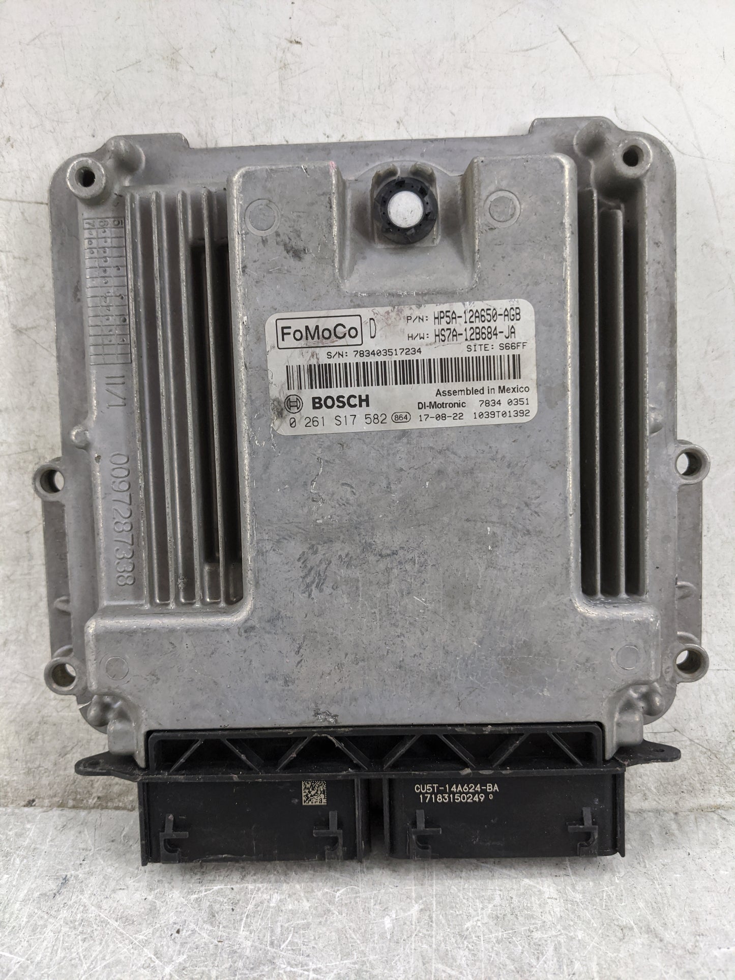 2017-2019 Lincoln Mkz PCM Engine Control Computer ECU ECM PCU OEM P/N:HP5A-12A650-AGB HS7A-12B684-JA Fits Fits 2017 2018 201