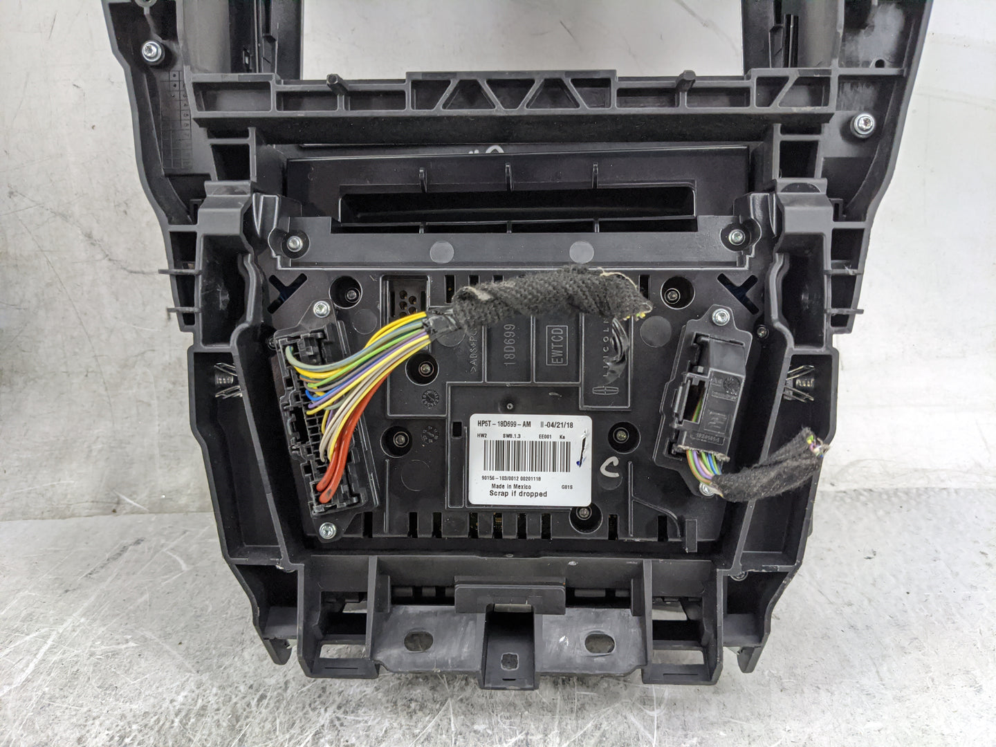 2018 Lincoln Mkz Climate Control Module Temperature AC/Heater Replacement P/N:HP5T-18D699-AM Fits OEM Used Auto Parts - Oemu