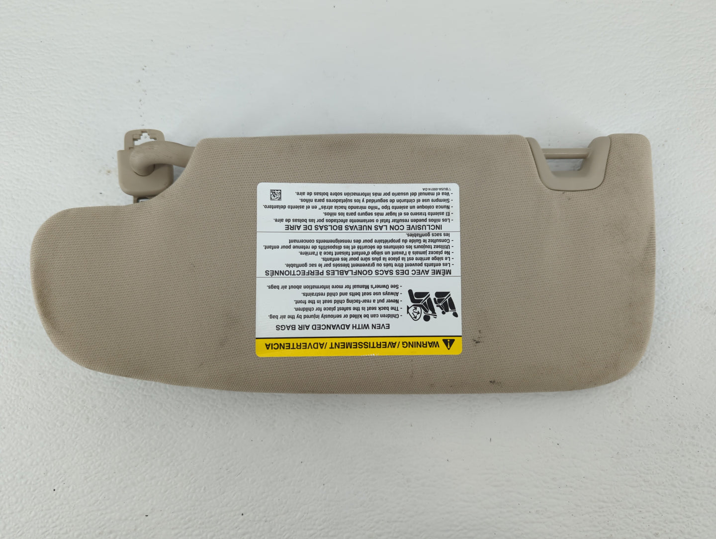 2018-2020 Lincoln Mkz Sun Visor Shade Replacement Passenger Right Mirror Fits Fits 2018 2019 2020 OEM Used Auto Parts - Oemu