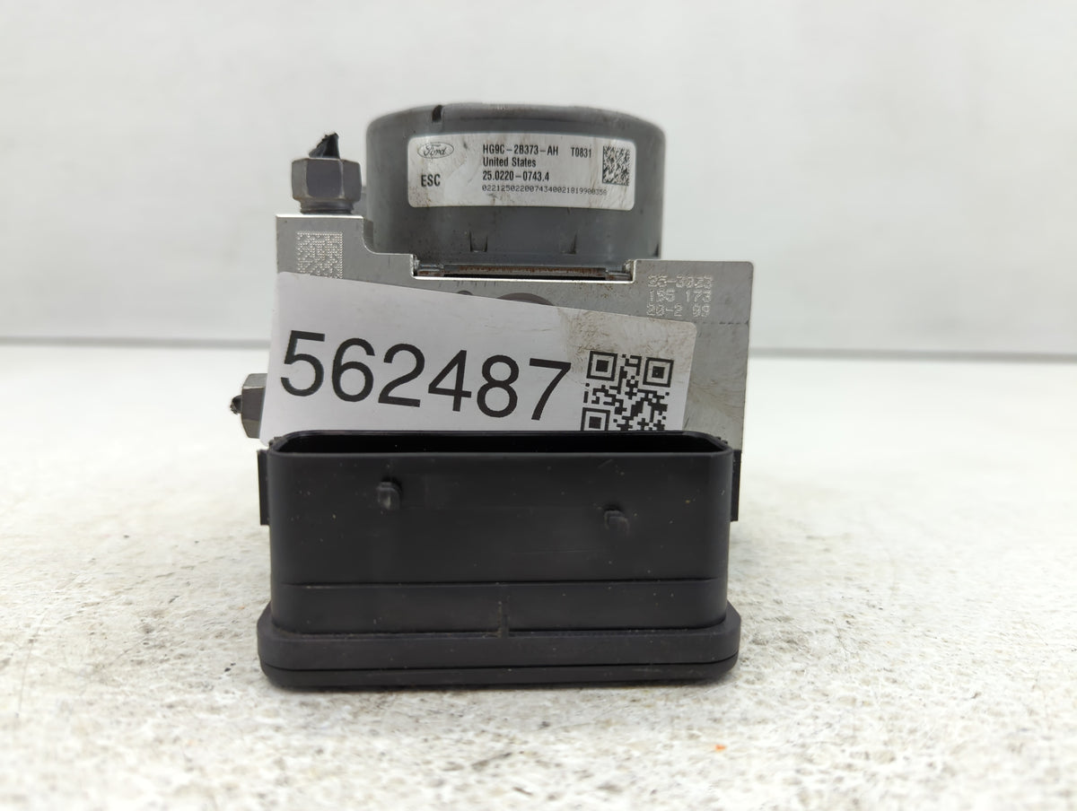 2017-2018 Lincoln Mkz Anti-Lock Brake ABS Pump Module Actuator OEM P/N:HG9C-2B373-AH Fits Fits 2017 2018 OEM Used Auto Parts
