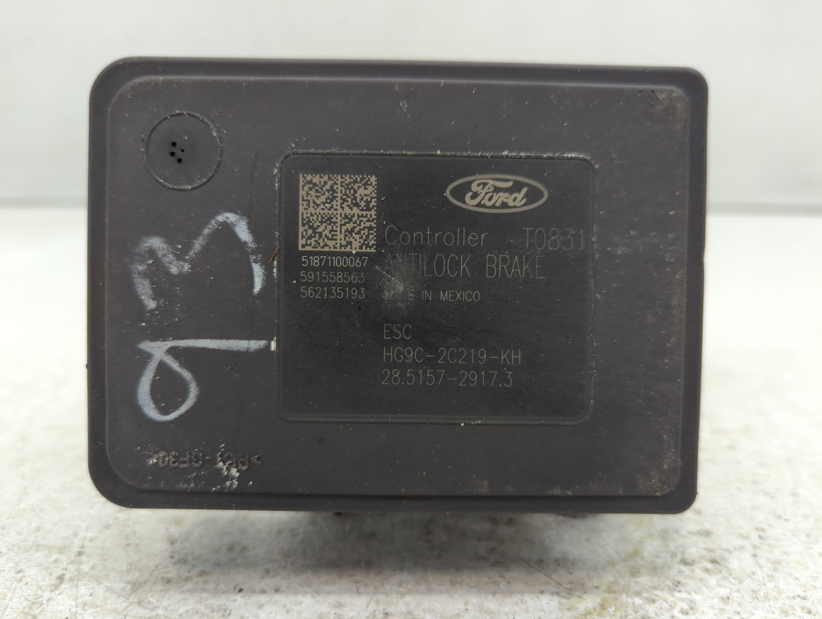 2017-2018 Lincoln Mkz Anti-Lock Brake ABS Pump Module Actuator OEM P/N:HG9C-2B373-AH Fits Fits 2017 2018 OEM Used Auto Parts