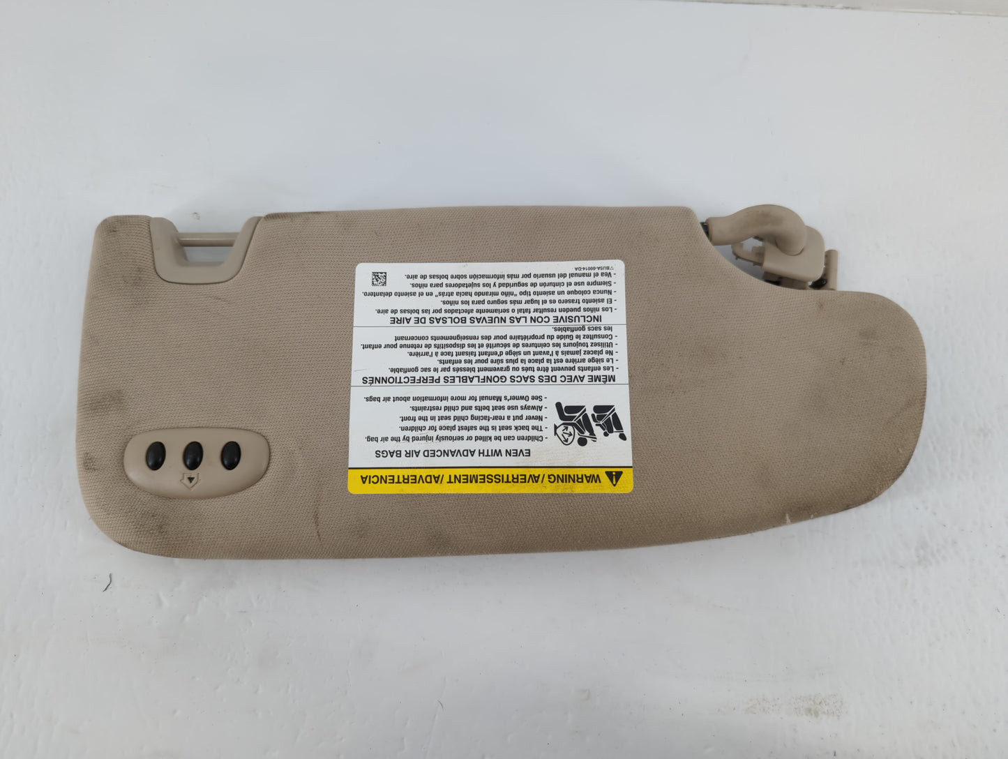 2018-2020 Lincoln Mkz Sun Visor Shade Replacement Driver Left Mirror Fits Fits 2018 2019 2020 OEM Used Auto Parts - Oemuseda