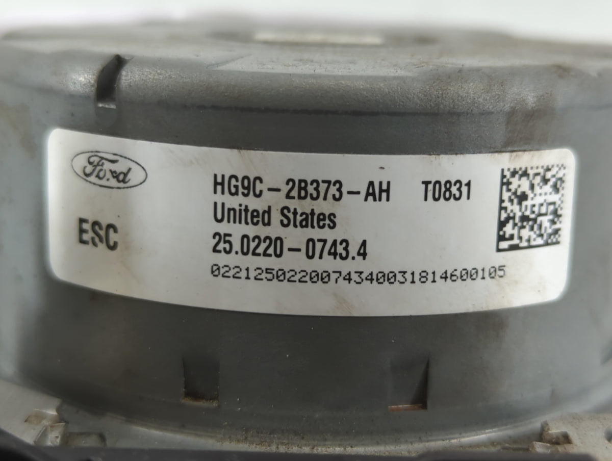 2017-2018 Lincoln Mkz Anti-Lock Brake ABS Pump Module Actuator OEM P/N:HG9C-2B373-AH Fits Fits 2017 2018 OEM Used Auto Parts