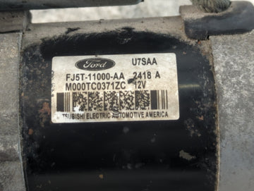 2013-2020 Lincoln Mkz Car Starter Motor Solenoid OEM P/N:M000TC0371ZC FJ5T-11000-AA Fits OEM Used Auto Parts