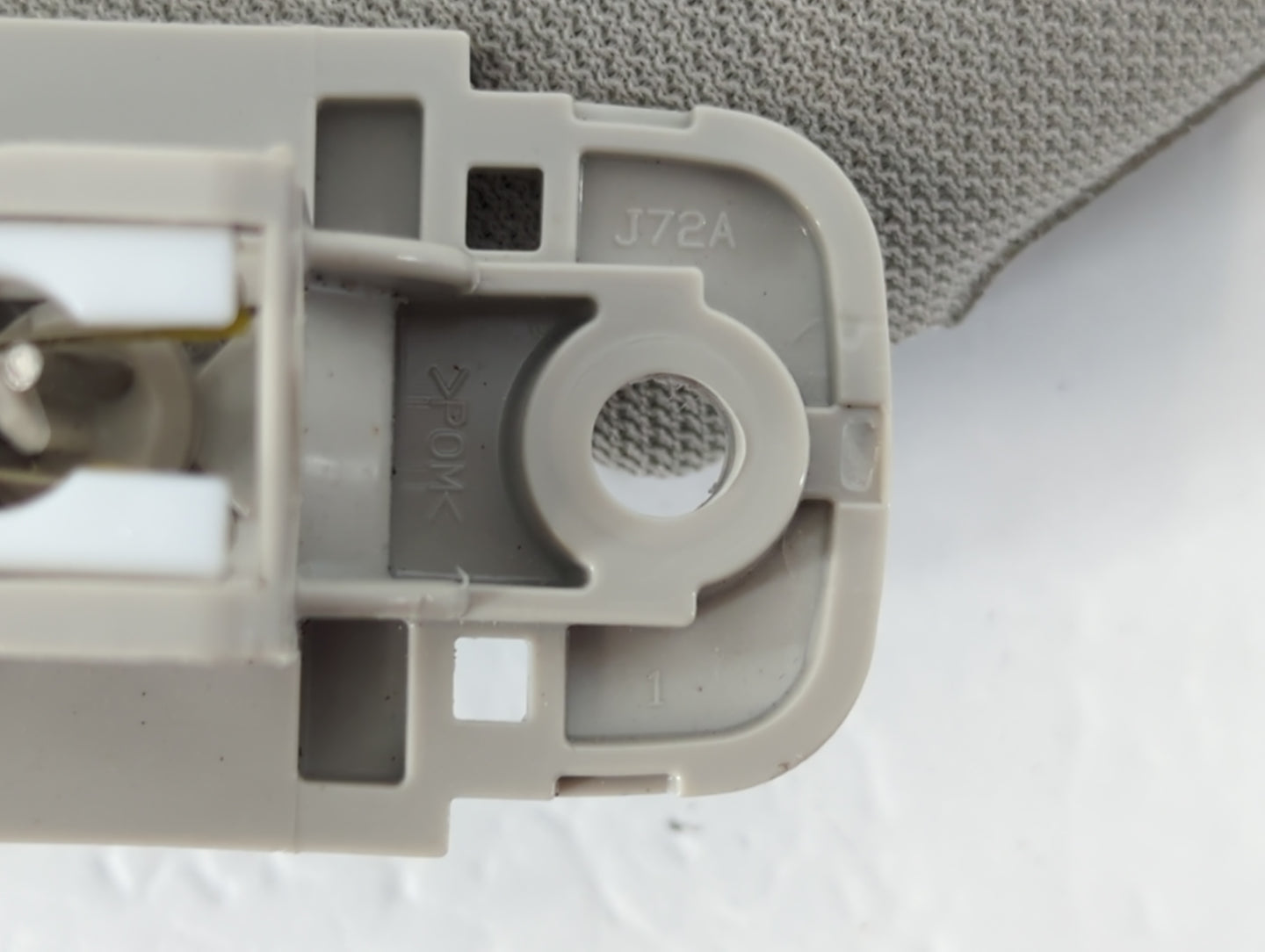 2018 Mazda 2 Sun Visor Shade Replacement Driver Left Mirror Fits OEM Used Auto Parts - Oemusedautoparts1.com