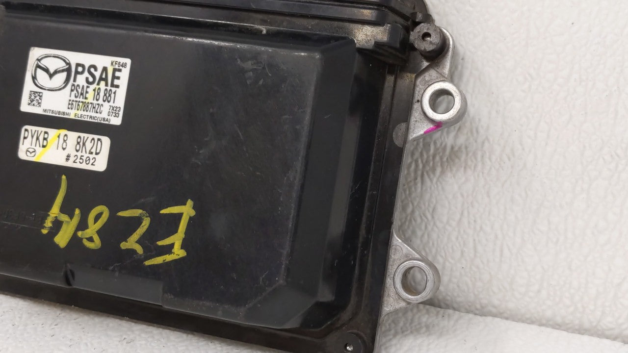 2018 Mazda 3 PCM Engine Control Computer ECU ECM PCU OEM P/N:PSAE 18 881,PYKB 18 8K2D,E6T67887HZC PSAE Fits OEM Used Auto Pa
