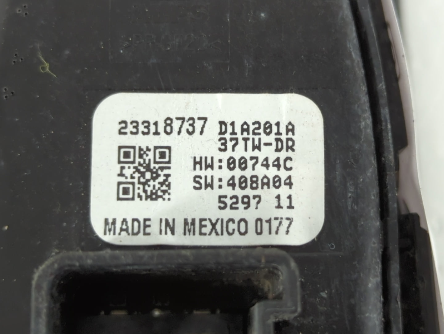 2017-2018 Mazda 3 Master Power Window Switch Replacement Driver Side Left P/N:23318737 Fits Fits 2017 2018 OEM Used Auto Par