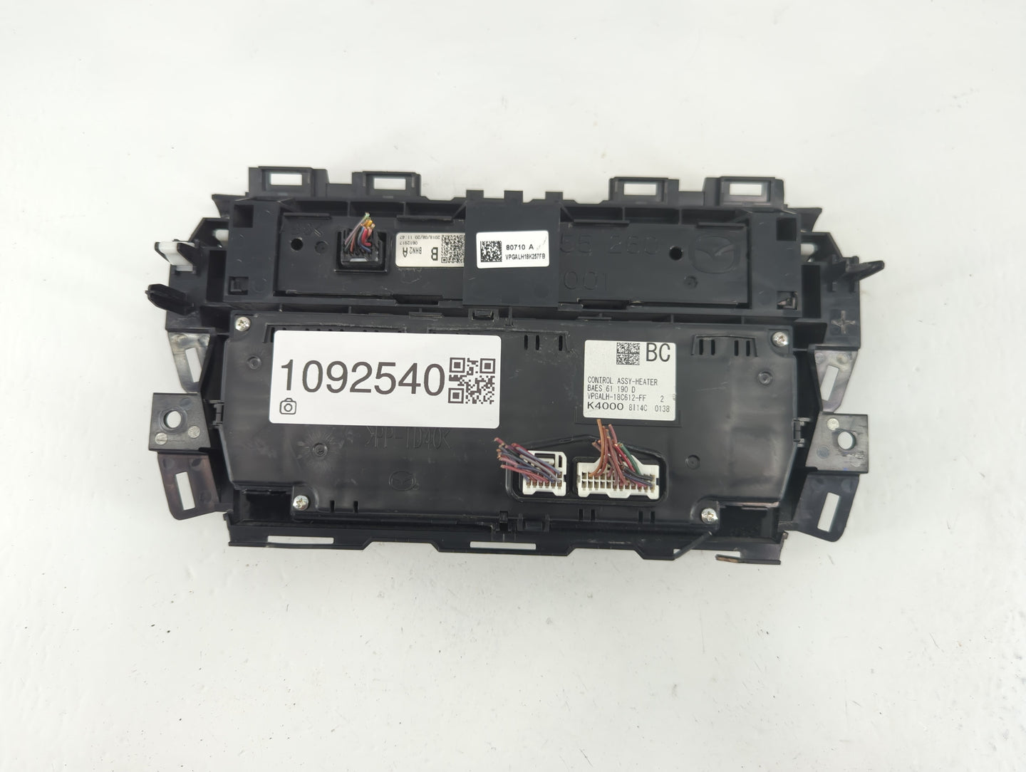 2017-2018 Mazda 3 Climate Control Module Temperature AC/Heater Replacement P/N:K4000 8I14C Fits Fits 2017 2018 OEM Used Auto