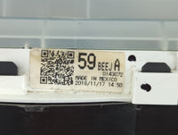 2017-2018 Mazda 3 Instrument Cluster Speedometer Gauges P/N:59BEEJA Fits Fits 2017 2018 OEM Used Auto Parts - Oemusedautopar