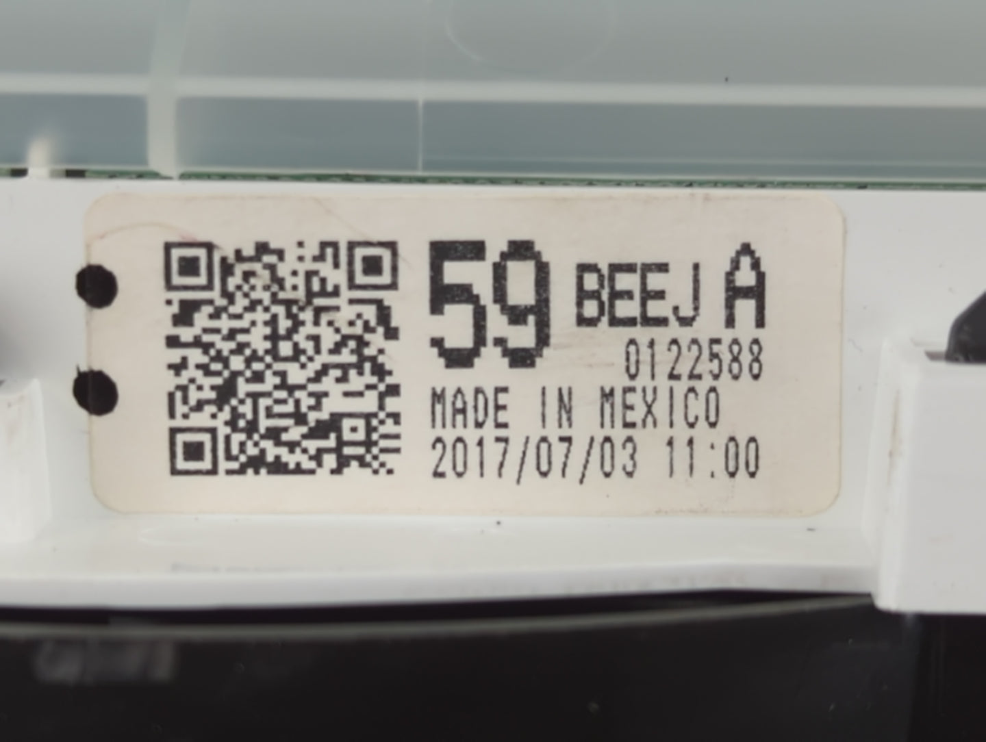 2017-2018 Mazda 3 Instrument Cluster Speedometer Gauges P/N:59BEEJA Fits Fits 2017 2018 OEM Used Auto Parts - Oemusedautopar