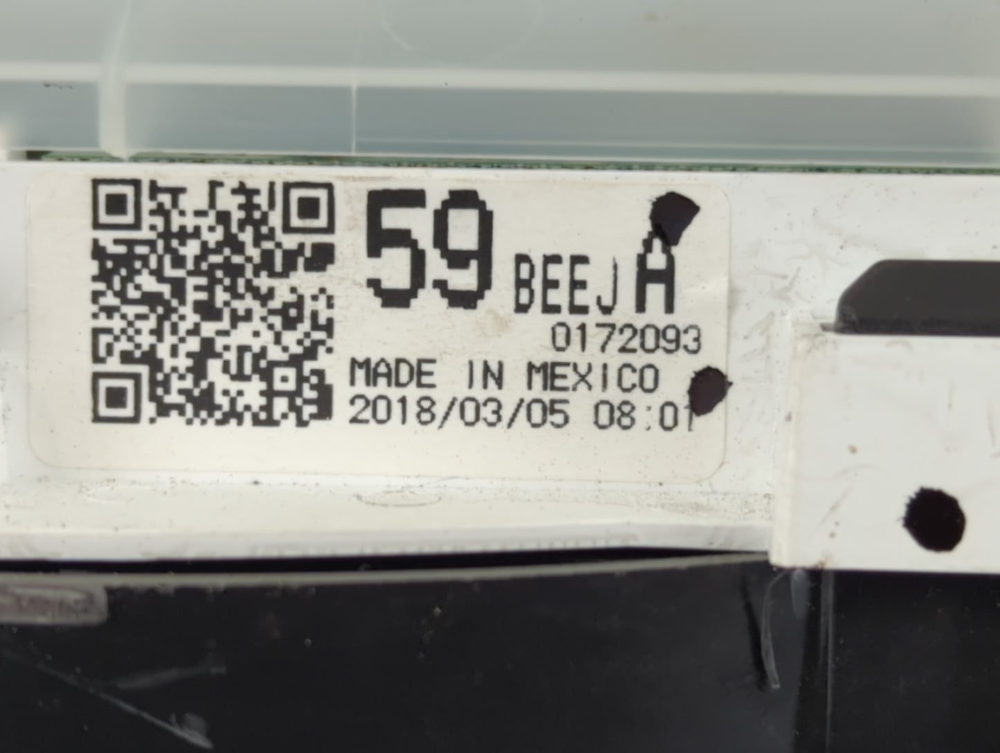 2018 Mazda 3 Instrument Cluster Speedometer Gauges P/N:0172285 59BEEJH Fits OEM Used Auto Parts - Oemusedautoparts1.com