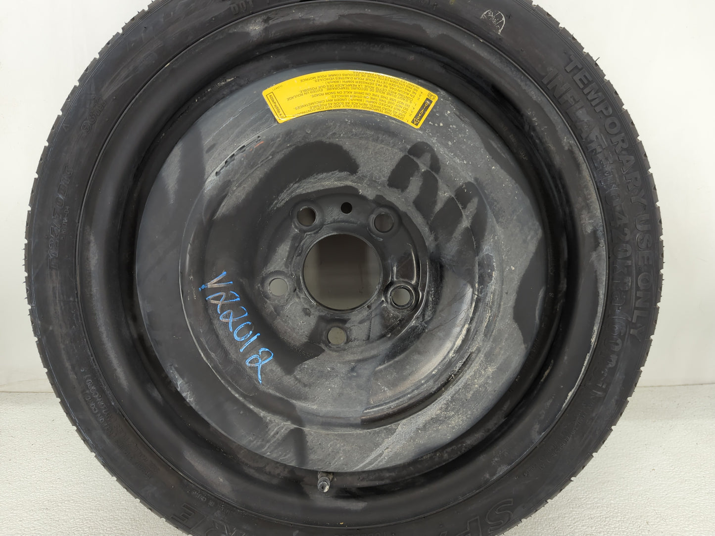 2014-2018 Mazda 3 Spare Donut Tire Wheel Rim Oem - Oemusedautoparts1.com