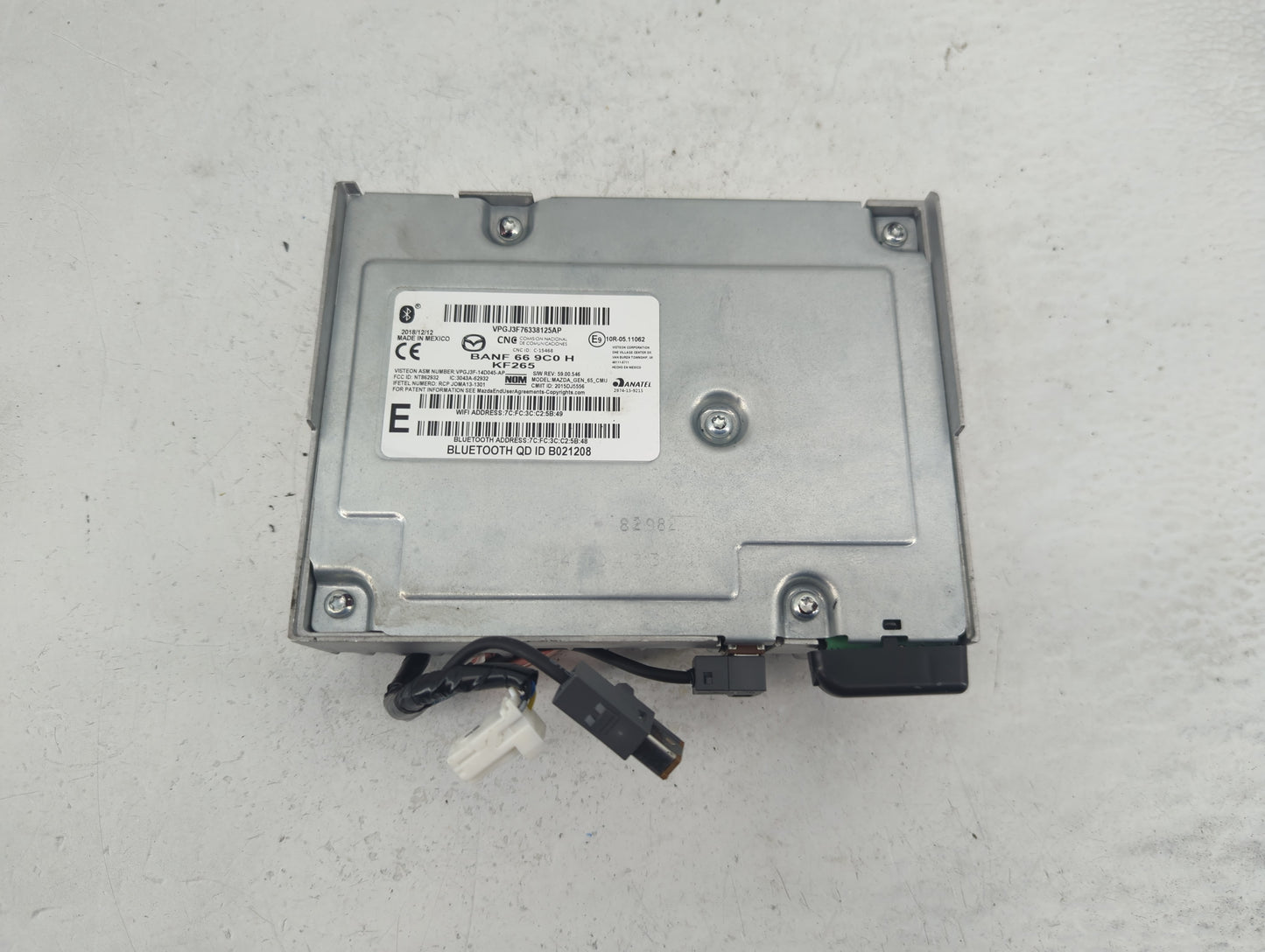 2014-2016 Mazda 3 Radio AM FM Cd Player Receiver Replacement Fits Fits 2014 2015 2016 OEM Used Auto Parts - Oemusedautoparts
