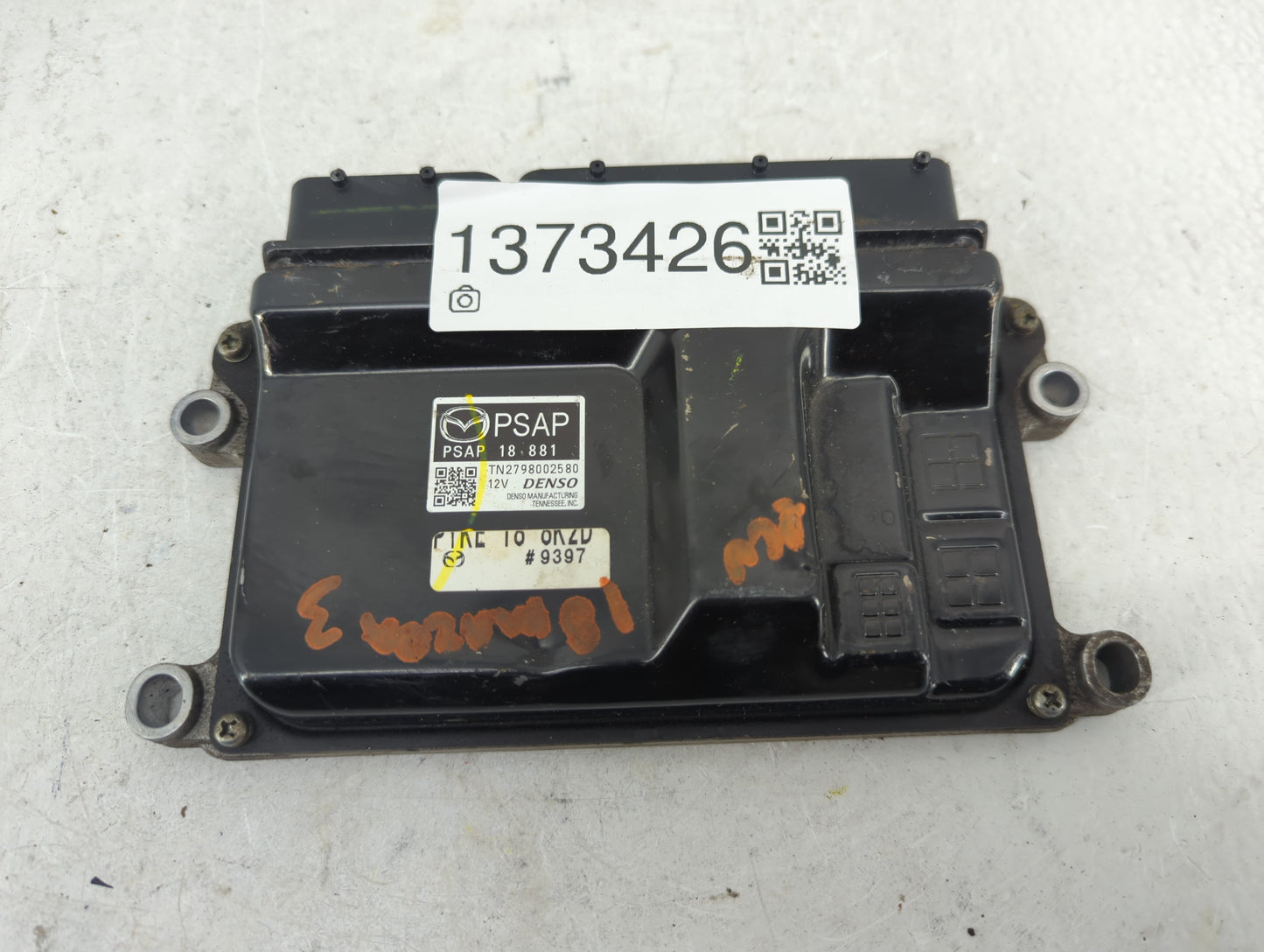 2017-2018 Mazda 3 PCM Engine Control Computer ECU ECM PCU OEM P/N:TN2798002580 Fits Fits 2017 2018 OEM Used Auto Parts - Oem