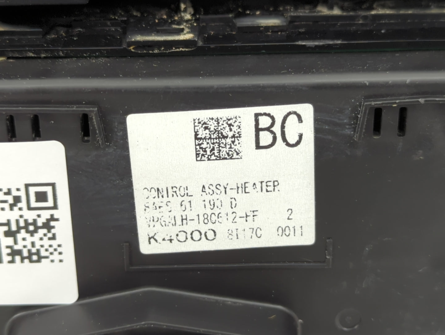 2017-2018 Mazda 3 Climate Control Module Temperature AC/Heater Replacement P/N:B62V 61 190 B Fits Fits 2017 2018 OEM Used Au