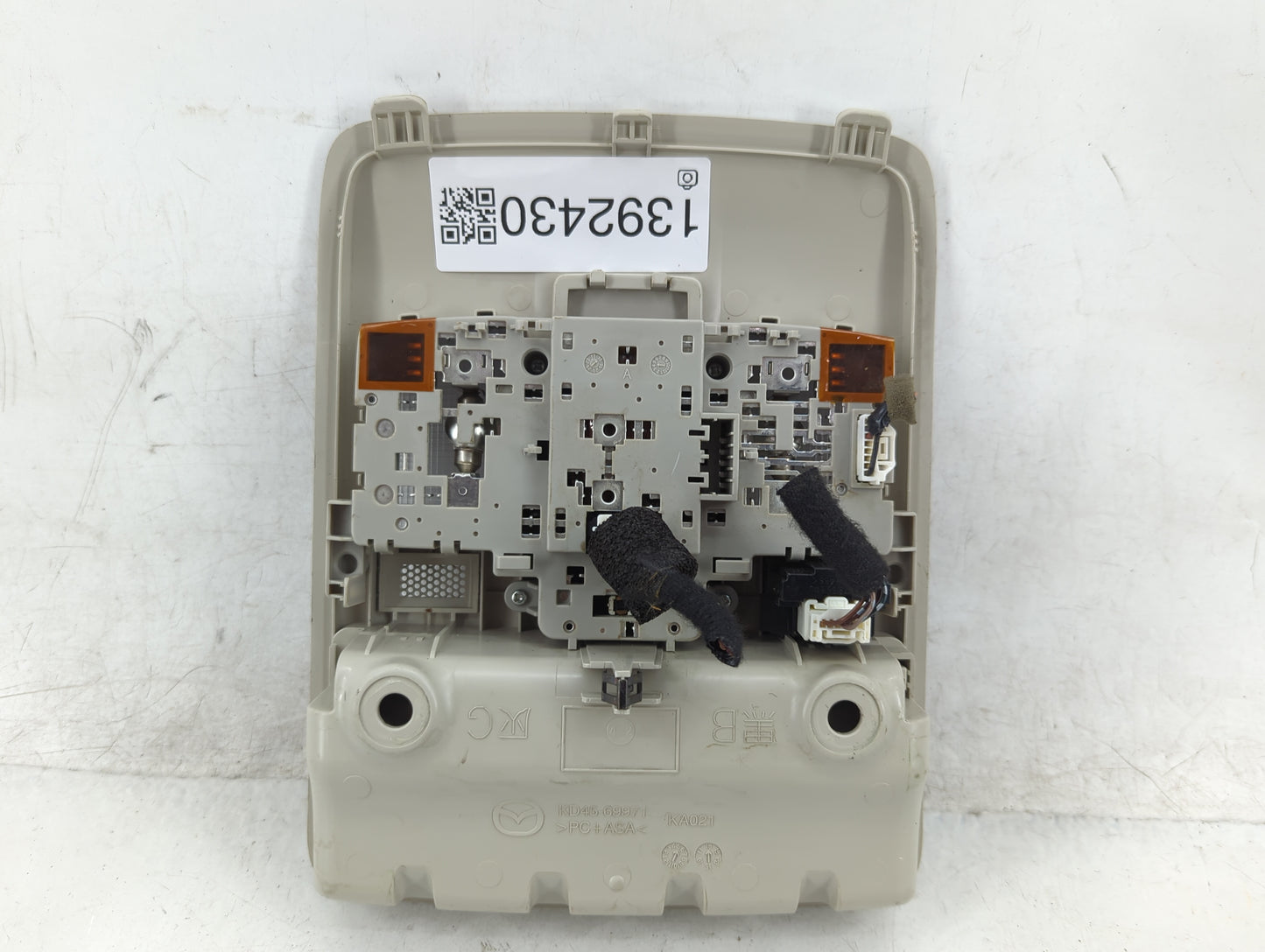 2014-2018 Mazda 3 Overhead Roof Console 1392430 - Oemusedautoparts1.com