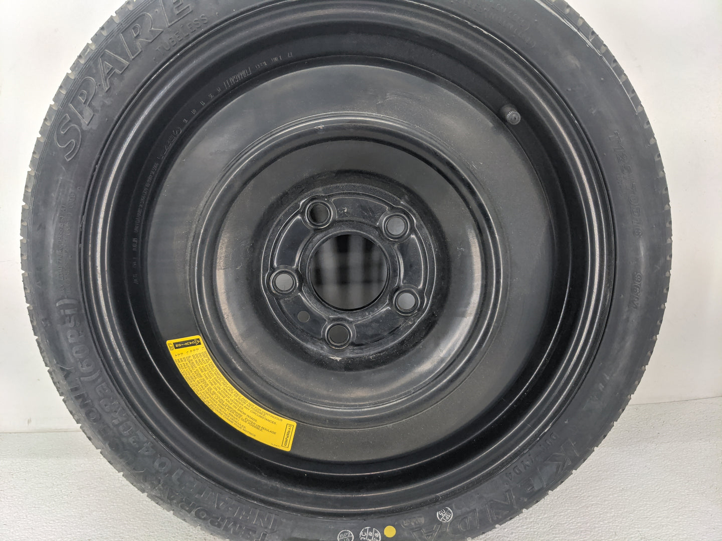 2014-2018 Mazda 3 Spare Donut Tire Wheel Rim Oem 1420791 - Oemusedautoparts1.com