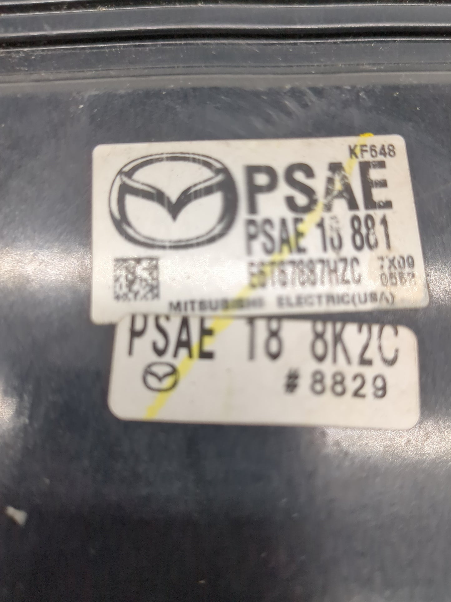 2017-2018 Mazda 3 PCM Engine Control Computer ECU ECM PCU OEM P/N:PSAE 18 881 TN2798002580 Fits Fits 2017 2018 OEM Used Auto