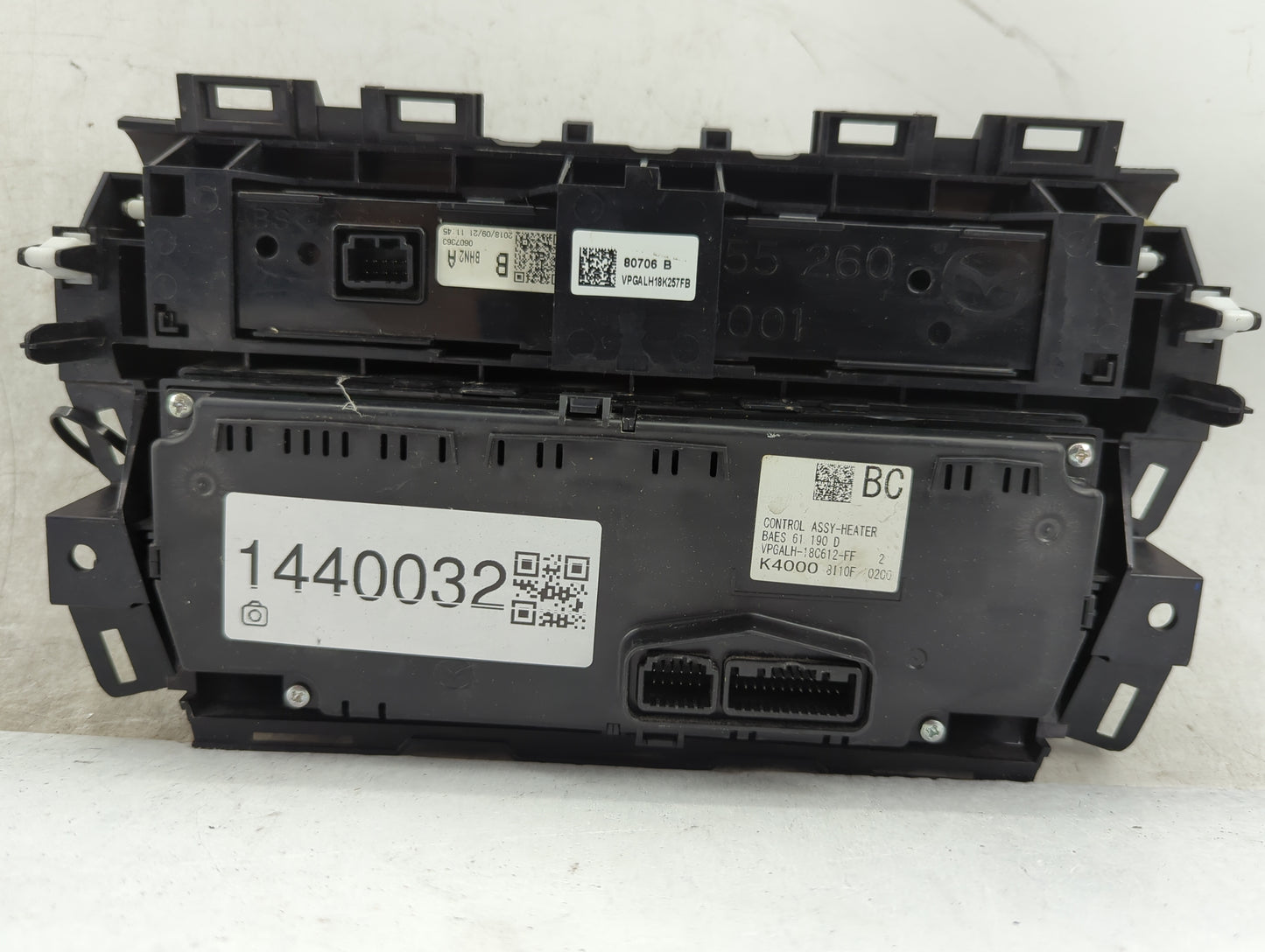 2017-2018 Mazda 3 Climate Control Module Temperature AC/Heater Replacement P/N:BAES61190D VPGALH-18C612-FF Fits Fits 2017 20