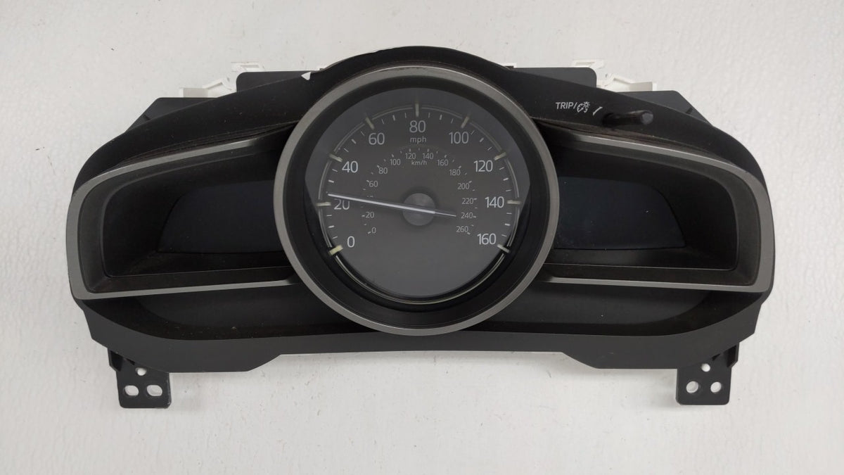 2017-2018 Mazda 3 Instrument Cluster Speedometer Gauges P/N:59BEEJA 0166150 Miles: Fits Fits 2017 2018 OEM Used Auto Parts -