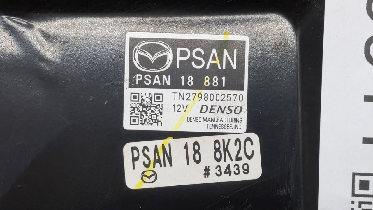 2017-2018 Mazda 3 PCM Engine Control Computer ECU ECM PCU OEM P/N:PSAN-18-881 PSAN 18 881 Fits Fits 2016 2017 2018 OEM Used 