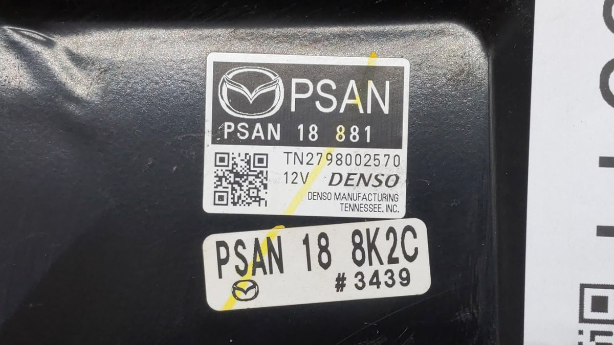 2017-2018 Mazda 3 PCM Engine Control Computer ECU ECM PCU OEM P/N:PSAN-18-881 PSAN 18 881 Fits 2016 2017 2018 OEM Used Auto 