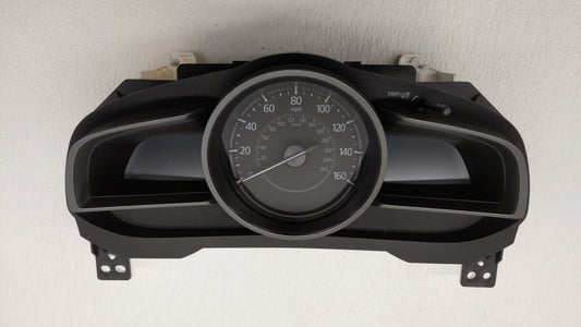 2018 Mazda 3 Instrument Cluster Speedometer Gauges P/N:0133704 59BEEJA Fits OEM Used Auto Parts - Oemusedautoparts1.com