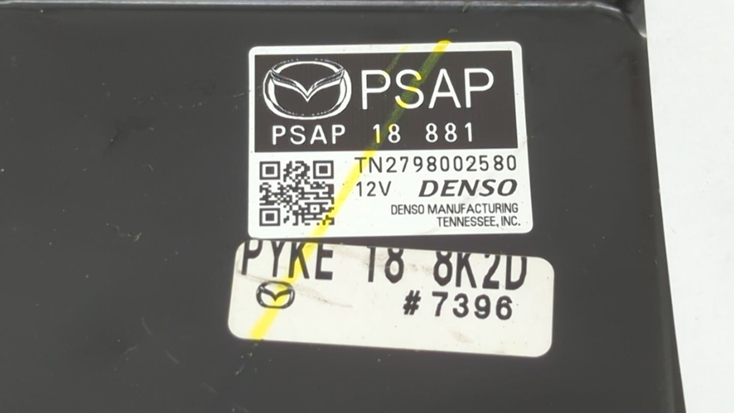 2018 Mazda 3 PCM Engine Control Computer ECU ECM PCU OEM P/N:PSAP 18 881 PY9W 18 881A, PY9W 18 881 Fits OEM Used Auto Parts 