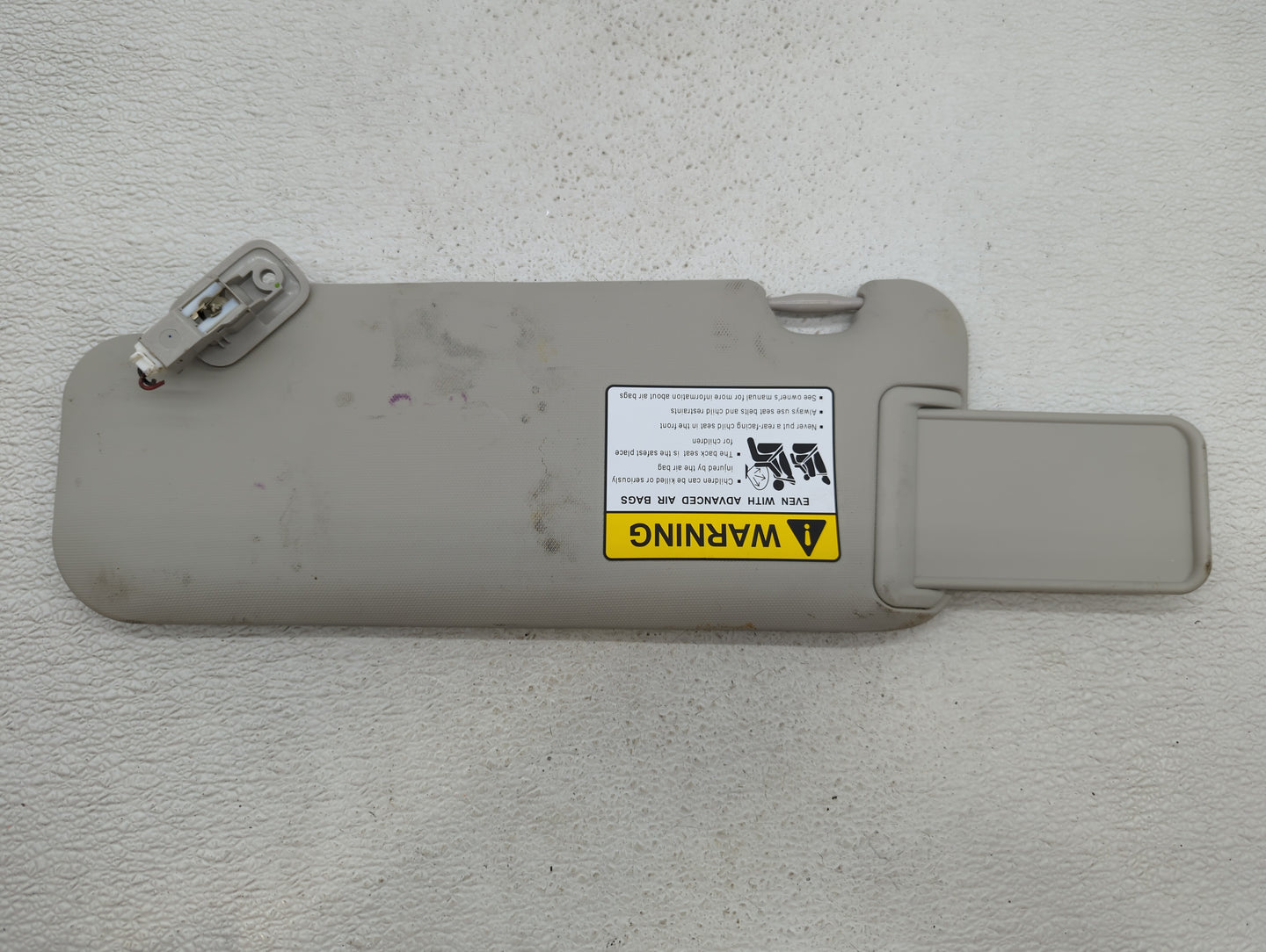 2014-2018 Mazda 3 Sun Visor Shade Replacement Passenger Right Mirror Fits Fits 2014 2015 2016 2017 2018 OEM Used Auto Parts 