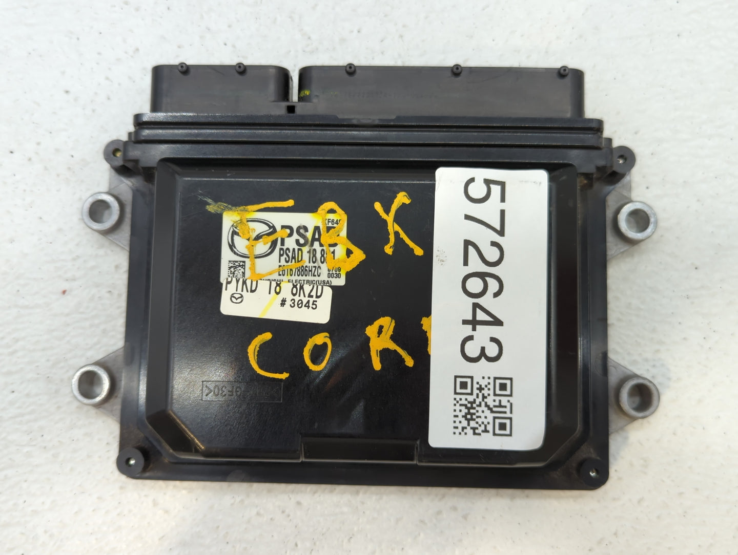 2017-2018 Mazda 3 PCM Engine Control Computer ECU ECM PCU OEM P/N:PYKB 18 8K2D Fits Fits 2017 2018 OEM Used Auto Parts - Oem