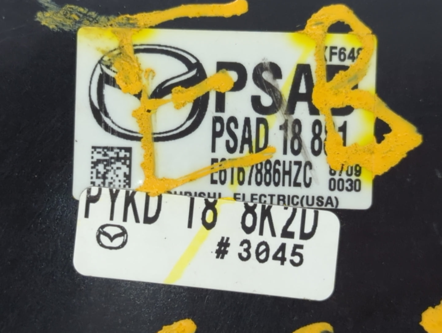 2017-2018 Mazda 3 PCM Engine Control Computer ECU ECM PCU OEM P/N:PYKB 18 8K2D Fits Fits 2017 2018 OEM Used Auto Parts - Oem