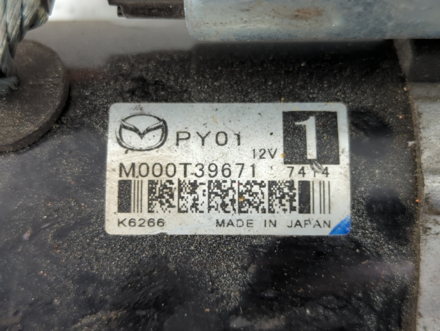 2014-2022 Mazda 3 Car Starter Motor Solenoid OEM P/N:M000T39671 PY01 Fits Fits 2014 2015 2016 2017 2018 2019 2020 2021 2022 