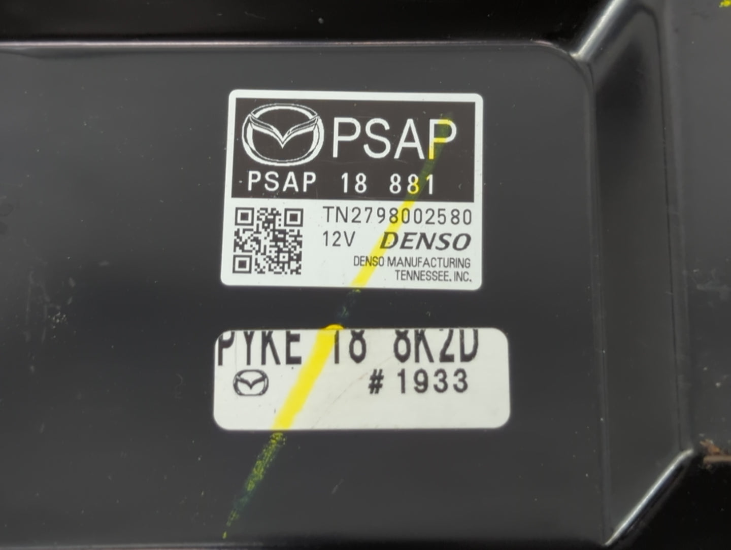 2017-2018 Mazda 3 PCM Engine Control Computer ECU ECM PCU OEM P/N:PSAP 18 8K2D PSAP 18 881 Fits Fits 2017 2018 OEM Used Auto