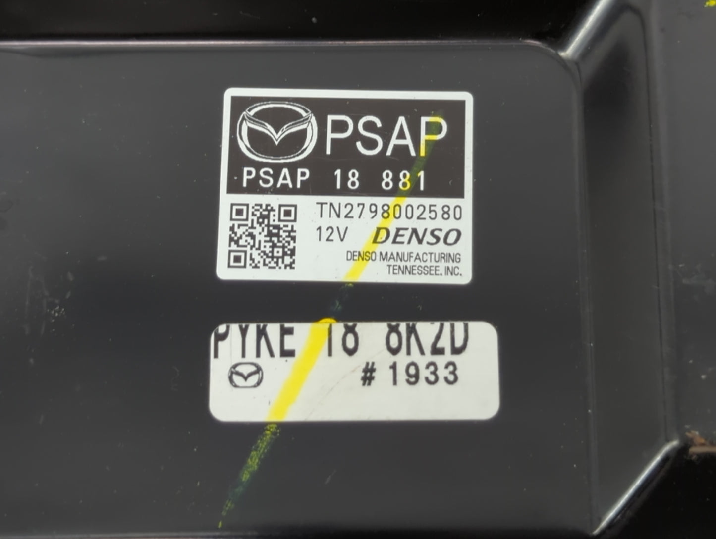2017-2018 Mazda 3 PCM Engine Control Computer ECU ECM PCU OEM P/N:PSAP 18 8K2D PSAP 18 881 Fits Fits 2017 2018 OEM Used Auto