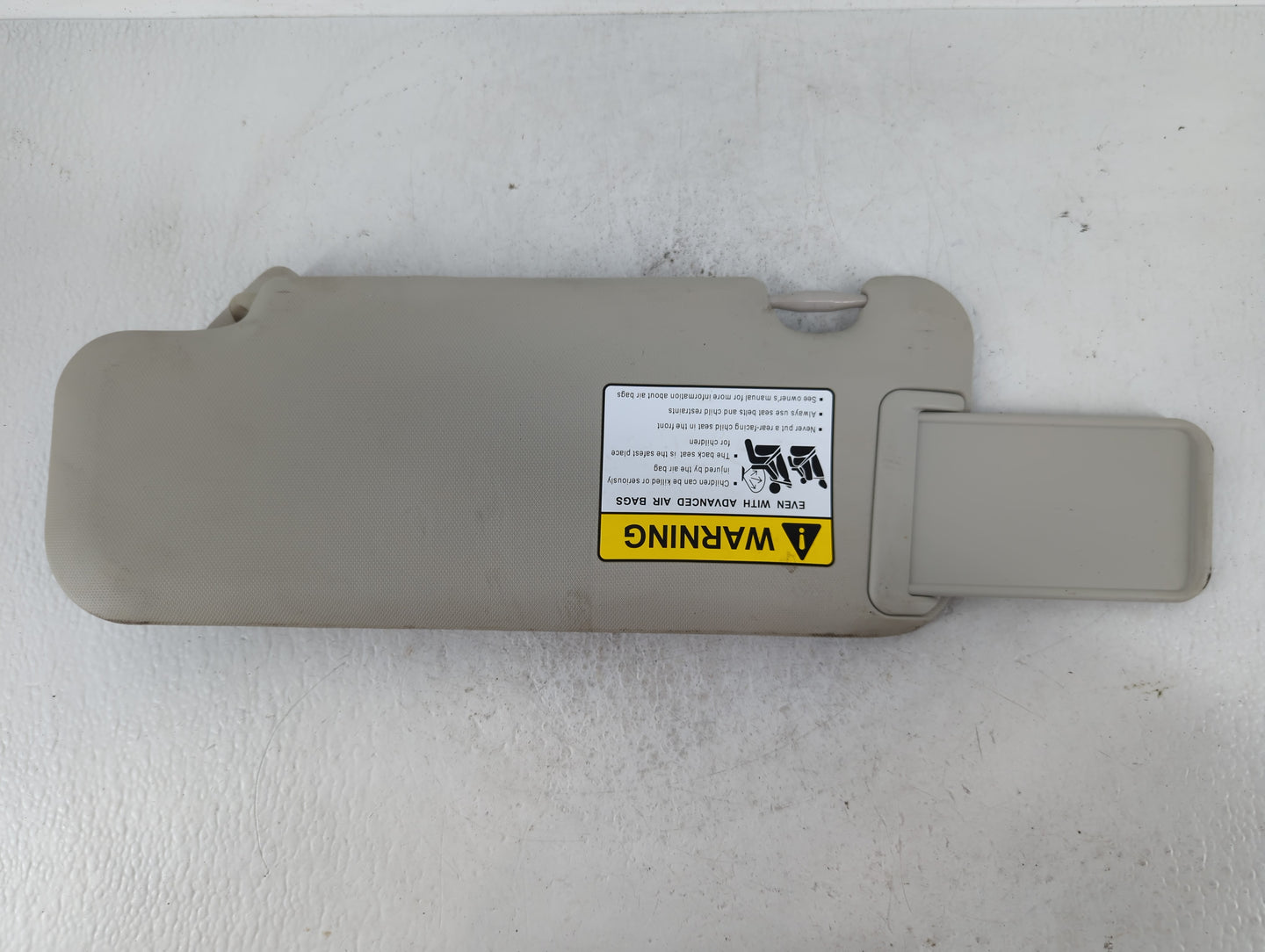 2014-2018 Mazda 3 Sun Visor Shade Replacement Passenger Right Mirror Fits Fits 2014 2015 2016 2017 2018 OEM Used Auto Parts 