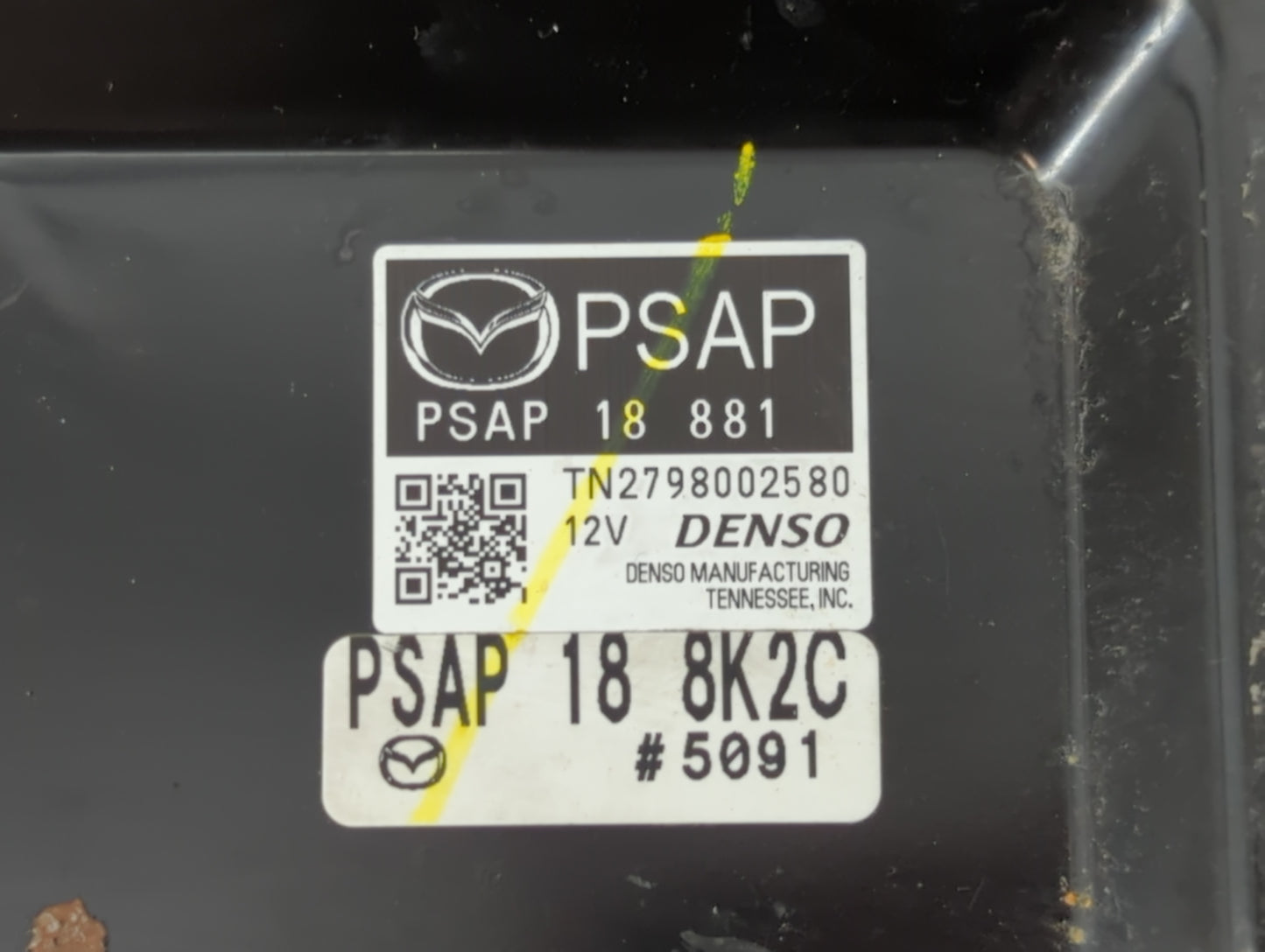 2017-2018 Mazda 3 PCM Engine Control Computer ECU ECM PCU OEM P/N:PSAP 18 881 Fits Fits 2017 2018 OEM Used Auto Parts - Oemu