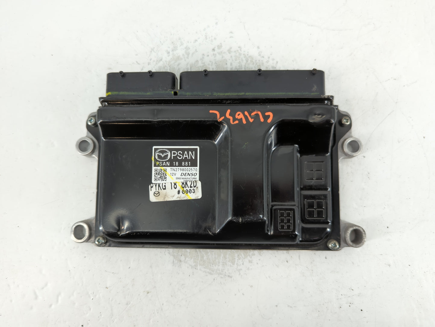 2017-2018 Mazda 3 PCM Engine Control Computer ECU ECM PCU OEM P/N:TN2798002570 PSAP 18 881 Fits Fits 2017 2018 OEM Used Auto