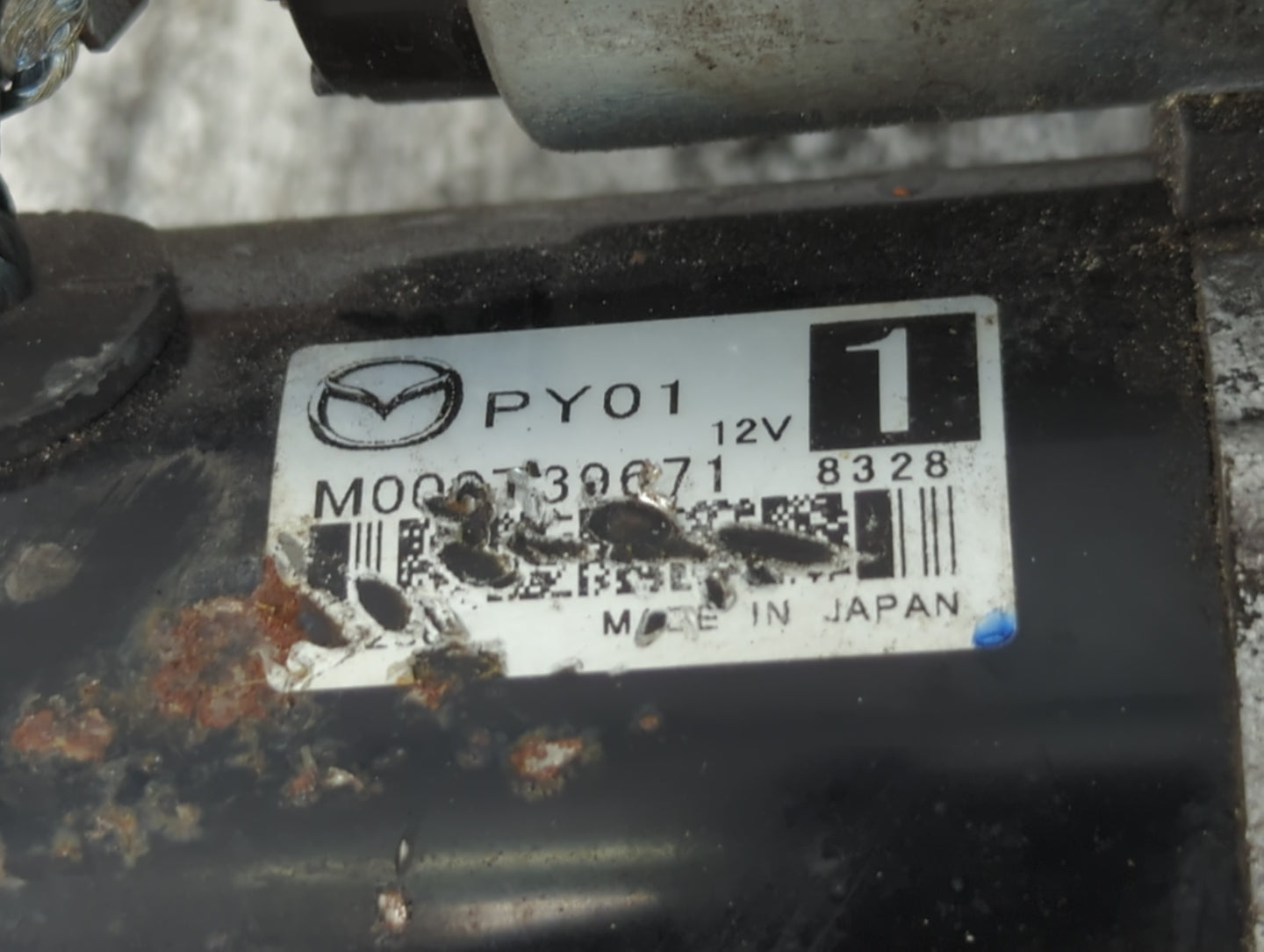 2014-2022 Mazda 3 Car Starter Motor Solenoid OEM P/N:PY01 M00T39671 Fits Fits 2014 2015 2016 2017 2018 2019 2020 2021 2022 O