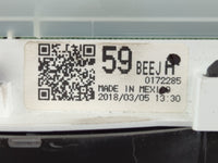 2018 Mazda 3 Instrument Cluster Speedometer Gauges P/N:0172285 59BEEJH Fits OEM Used Auto Parts - Oemusedautoparts1.com