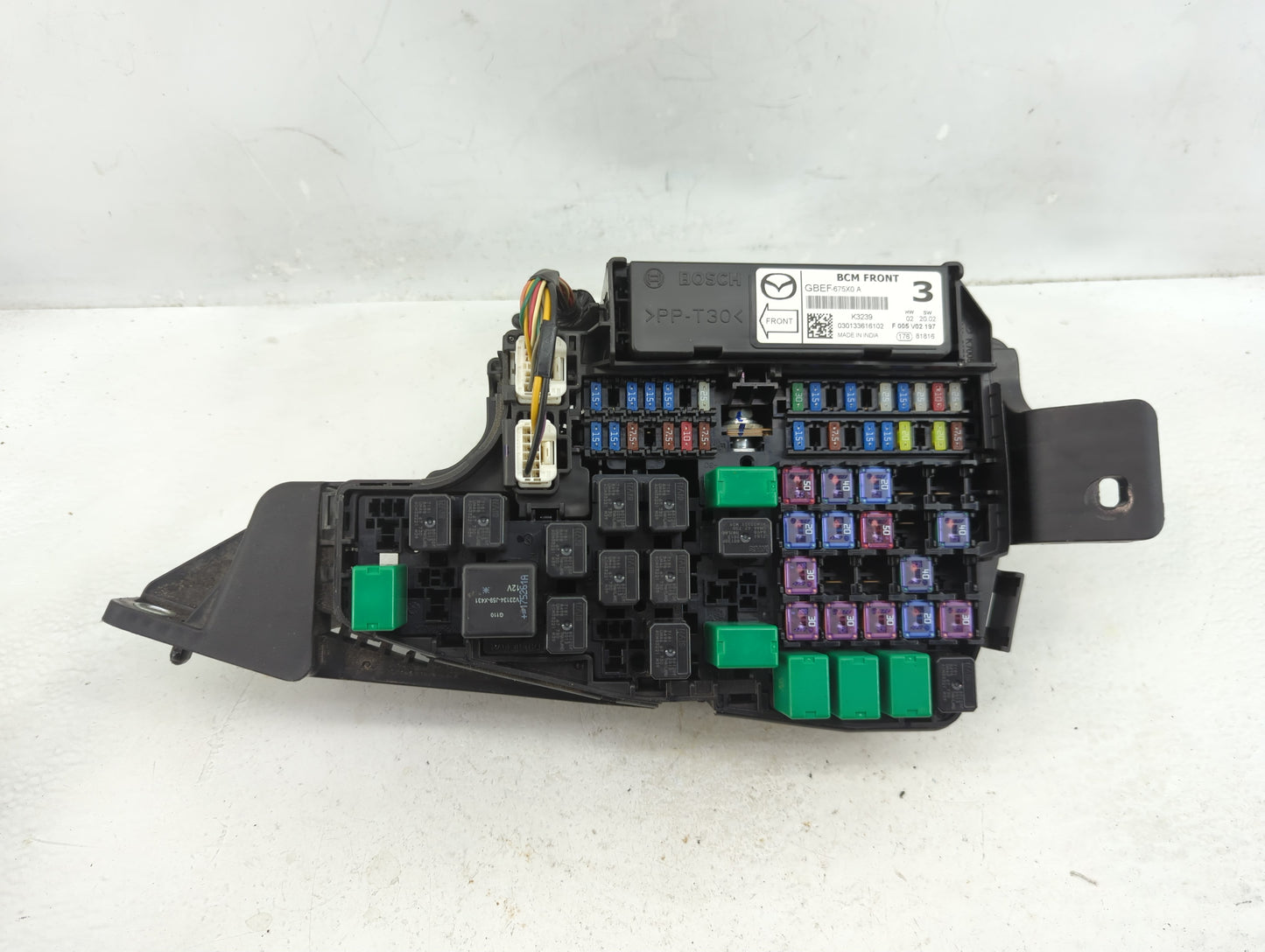 2017-2021 Mazda 6 Fusebox Fuse Box Panel Relay Module P/N:GBEF-675X0 Fits Fits 2016 2017 2018 2019 2020 2021 2022 OEM Used A
